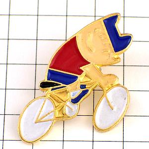 ピンバッジ・バルセロナ五輪マスコット犬コビ自転車 COBI BARCELONA-1992 SPAIN◆フランス限定ピンズ◆レアなヴィンテージものピンバッチ