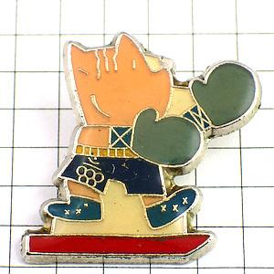 ピンバッジ・バルセロナ五輪コビのボクシング選手 COBI BARCELONA-1992 SPAIN◆フランス限定ピンズ◆レアなヴィンテージものピンバッチ