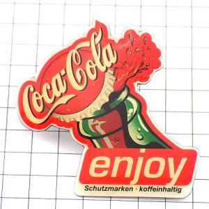 ピンバッジ・コカコーラのペットボトルと瓶◇フランス限定ピンズ◇レア