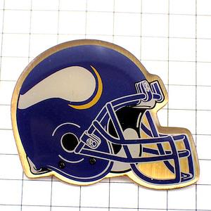 ピンバッジ・ミネソタバイキングス/USAアメフトのヘルメット一個 MINNESOTA VIKINGS...