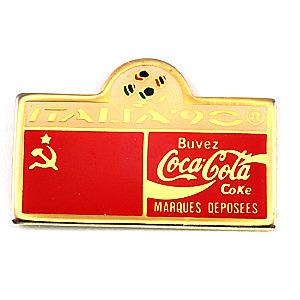 ピンバッジ・コカコーラのペットボトルと瓶◇フランス限定ピンズ◇レア