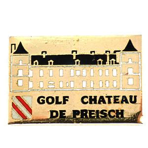 ピンバッジ・ロレーヌのお城のゴルフ場◆フランス限定ピンズ◆レアなヴィンテージものピンバッチ