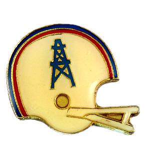 ピンバッジ・ヒューストンオイラーズ/USAテネシータイタンズのヘルメット一個アメフト/NFL OIL...