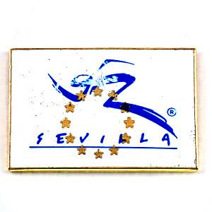 ピンバッジ・セビリア万博1992年スペイン SEVILLA-1992 SEVILLE SPAIN EXPO EUROPE◆フランス限定ピンズ