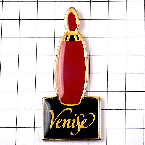 ピンバッジ・イブロシェの赤い香水壜 VENISE YVES-ROCHER◆フランス限定ピンズ◆レアな...