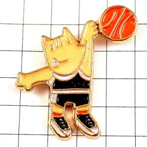 ピンバッジ・コビー犬バルセロナ五輪バスケットボール選手スペイン夏季 COBI BARCELONA-1992 SPAIN◆フランス限定ピンズ