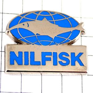 ピンバッジ・銀色のサメ鮫さめ魚 NILFISK ...の商品画像