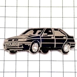 ピンバッジ・セアト緑のトレド車 TOLEDO SPAIN ESPANA VW VOLKSWAGEN GERMANY◆フランス限定ピンズ◆レアなヴィンテージものピンバッチ