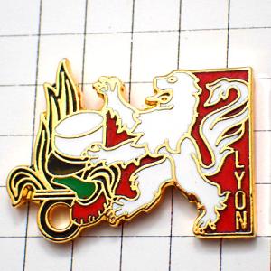 ピンバッジ・リヨン白い紋章のライオン外人部隊 L...の商品画像