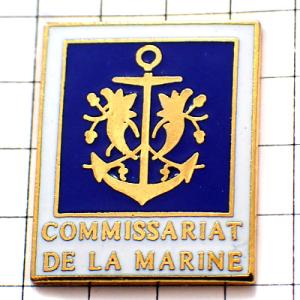 ピンバッジ・錨イカリの紋章ポリス警察◆フランス限定ピンズ◆レアなヴィンテージものピンバッチ