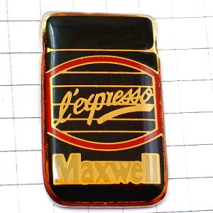 ピンバッジ・エスプレッソコーヒー珈琲豆マクスウェル EXPRESSO MAXWELL KRAFT-F...