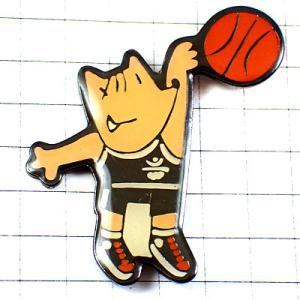 ピンバッジ・コビー犬バルセロナ五輪バスケットボール選手スペイン夏季オリンピック中古品ビンテージ COBI BARCELONA-1992 SPAIN