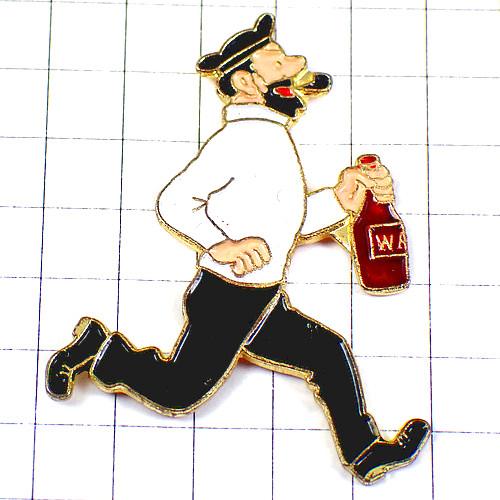 ピンバッジ・ハドック船長タンタンの冒険旅行 CAPITAINE HADDOCK TINTIN◆フラン...