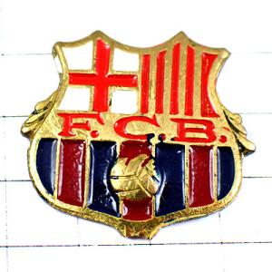 ピンバッジ・FCバルセロナ紋章サッカー球バルサ FCB BARCA FC-BARCELONA SPAIN BARCELONA◆フランス限定ピンズ