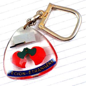 キーホルダー・ミリタリー外人部隊の帽子と襟ブル...の詳細画像1