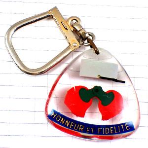 キーホルダー・ミリタリー外人部隊の帽子と襟ブル...の詳細画像2