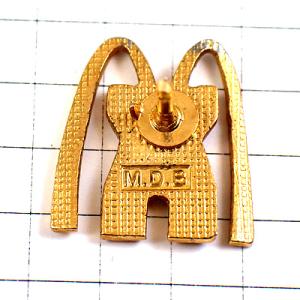 ピンバッジ・マクドナルドM金色ゴールド城砦の塔...の詳細画像1