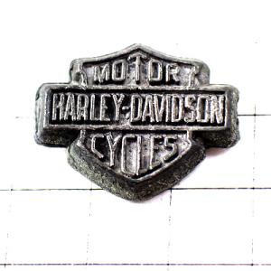 ピンバッジ・ハーレーダビッドソン二輪バイク紋章ピューター製 HARLEY-DAVIDSON USA◆...
