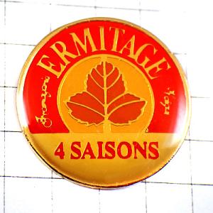 ピンバッジ・秋の葉っぱエルミタージュ四季フォーシーズンズ FROMAGE ERMITAGE 4SAI...