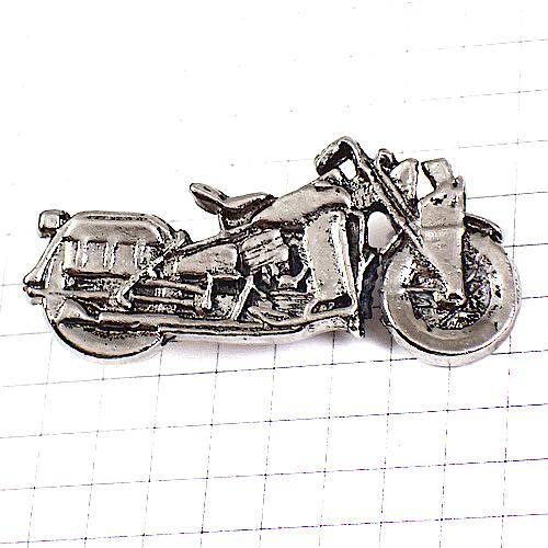 ピンバッジ・ハーレーダビッドソン二輪バイク銀色ピューター製オートバイ  HARLEY-DAVIDSO...