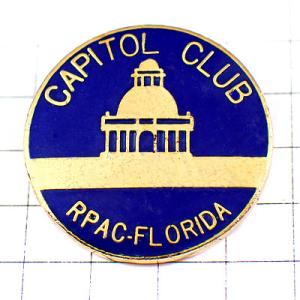 ピンバッジ・クラブ議事堂フロリダ州アメリカ/USA米国 CAPITOL-CLUB RPAC FLOR...