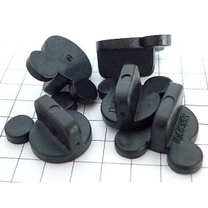 ピンバッジ の 留め具 しっかり留まる ネジ式 キャッチ 10個で1セット