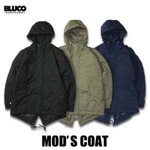 BLUCO(ブルコ) OL-075-022 MOD'S COAT 3色(BLK/NVY/OLV)☆☆