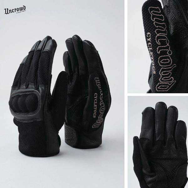 UNCROWD(アンクラウド) UC-111-022 KNUCKLE MESH GLOVE☆送料無料...