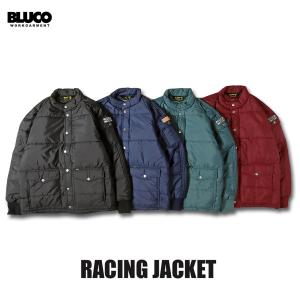 BLUCO(ブルコ) OL-1310 RACING JACKET 4色(NVY/BGD/TEL/BLK)☆☆