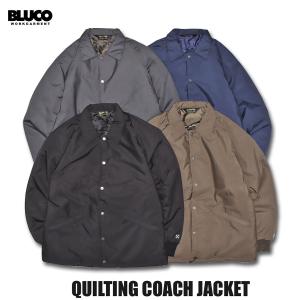 BLUCO(ブルコ) OL-1351 QUILTING COACH JACKET 4色(CHL/MOC/NVY/BLK)☆☆