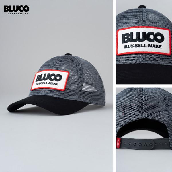 BLUCO(ブルコ) OL-1408 FULL MESH CAP 4色(GRY-BLK/BLK/NV...