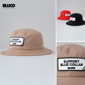 BLUCO(ブルコ) OL-1409 PATCH HAT 3色(BEG/RED/BLK)☆送料無料☆