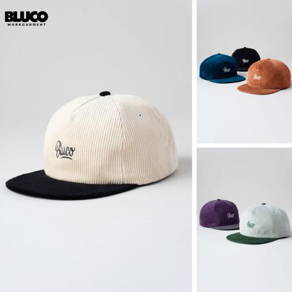BLUCO(ブルコ) OL-1415 CORDUROY CAP 6色(IVO-BLK/NVY/BLK...
