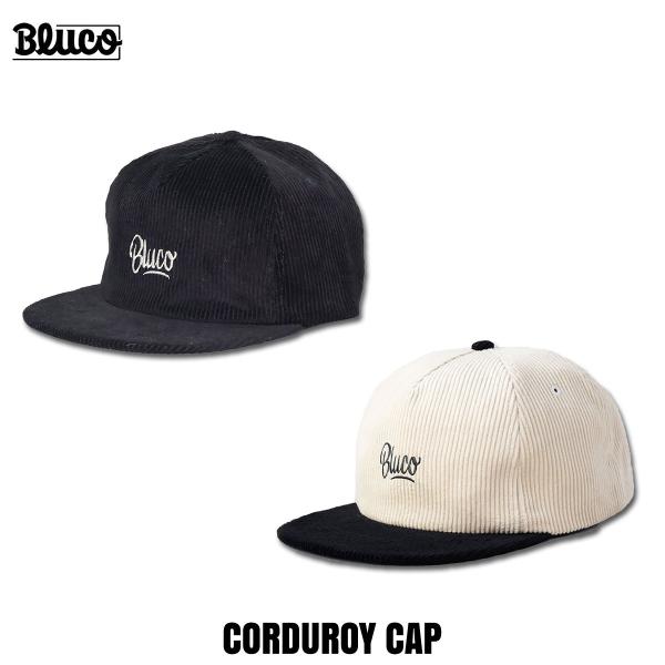BLUCO(ブルコ) OL-1415 CORDUROY CAP 2色(BLK/IVOxBLK)☆送料...