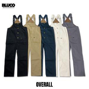 BLUCO(ブルコ)OL-150-020 OVERALL 全5色(ブラック・カーキ・ネイビー・グレー・アイボリー)