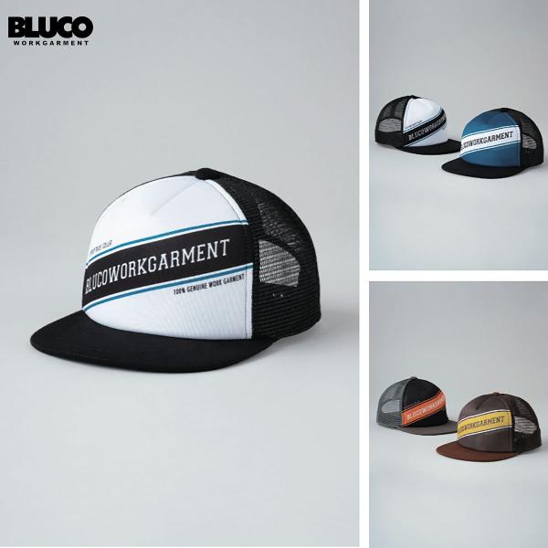 BLUCO(ブルコ) OL-216-022 MESH CAP -Diagonal- 4色(BLK-N...