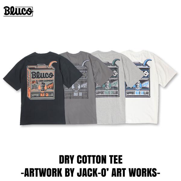 BLUCO(ブルコ) OL-22-020 ドライコットン Tシャツ -Artwork by JACK...