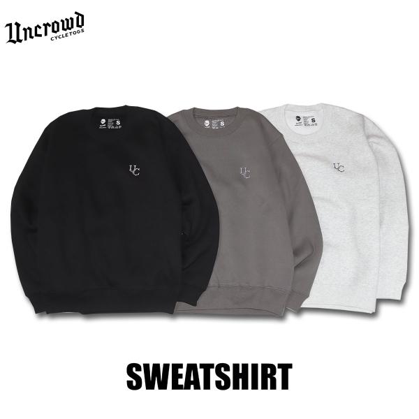 ☆セールプライス!!☆UNCROWD(アンクラウド) UC-2204 SWEATSHIRT 3色(B...