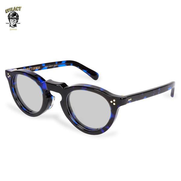 EVILACT(イーブルアクト) GREEVES-09 ブルーハバナフレームx調光スモークレンズ ☆...