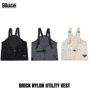 BLUCO(ブルコ) OL-35-016 ブリックナイロン ユーティリティーベスト 3色(BLAC/KGRAY/IVORY) 15%OFFセール開催中!!｜Pins store