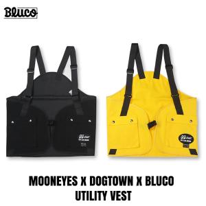 BLUCO(ブルコ) OL-35-019 (MOO NEYESxDOG TOWNxBLUCO) ユーティリティーベスト 2色(BLACK/YELLOW) ☆送料無料サービス中!!｜Pins store