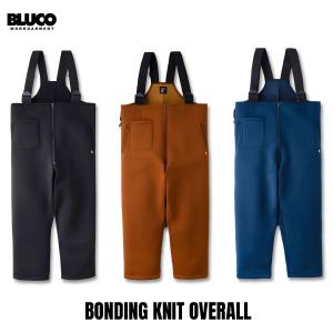 BLUCO(ブルコ) OL-43-002 BONDING KNIT OVERALL 3色( BLK/CAM/NVY)☆送料無料☆｜pinsstore