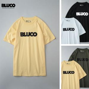 BLUCO(ブルコ) OL-800-22 PRINT TEE’S -Logo- 全4色(BLK/OLV/WHT/YLW)☆送料無料☆｜pinsstore