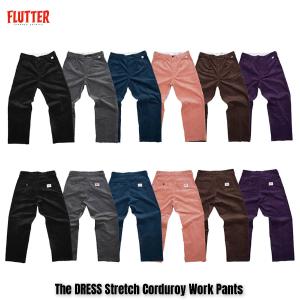 FLUTTER(フラッター) The Dress PE Twill Work Trousers 3色(BLACK