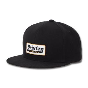 BRIXTON(ブリクストン) STEADFAST HP SNAPBACK BLACK☆送料無料☆｜pinsstore