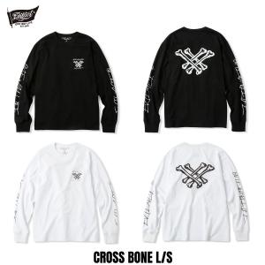 EVILACT(イーブルアクト) CROSS BONE L/S (ブラック/ホワイト)☆送料無料☆｜pinsstore