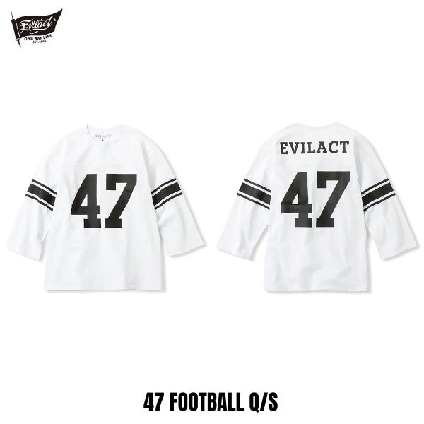 EVILACT(イーブルアクト) 47 FOOTBALL QS ホワイト☆送料無料☆