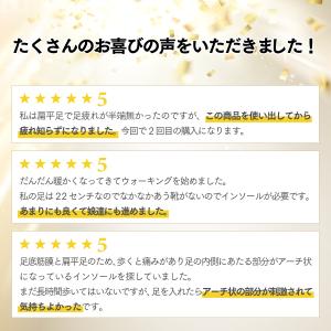 インソール2足セット 疲れない 中敷き 衝撃吸...の詳細画像2