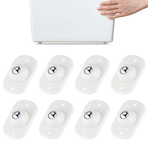 自己粘着性ミニキャスターホイール、360°回転ユニバーサルホイール、ゴミ箱、収納ボックス、小型家具用...