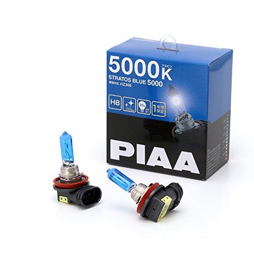 PIAA(ピア) 車用 バルブ フォグライト用 ハロゲンバルブ H8 5000K ストラスブルー 車...